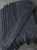 Кованая заготовка для ножа, поковка х12мф, 200/30/4мм