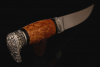 Нож "Промысловый" Bohler N690, рукоять карельская береза.