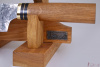 Набор кухонных ножей с подставкой "Samurai" сталь 95х18. Рукоять дерево Дуб.